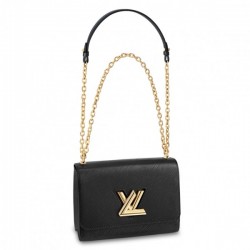 Louis Vuitton Twist MM Bag In Black Epi Leather M54804