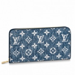 Louis Vuitton Zippy Wallet Monogram Denim M81226