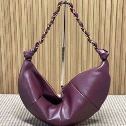 Replica qualità specchio Borse  Alta Qualità a tracolla hobo Amalia YSL Saint Laurent Borgogna