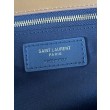 Borsa a mano grande Calypso Envelope YSL Saint Laurent scamosciata marrone