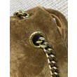 Borsa a mano grande Calypso Envelope YSL Saint Laurent scamosciata marrone