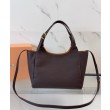 Borse Replica a mano Miu Miu Hobo tote 5BA304 Caffè