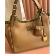 Borse Firmate Replica a mano Miu Miu Hobo tote 5BA304 Marrone
