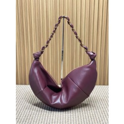 Borse Replica Alta Qualità a tracolla hobo Amalia YSL Saint Laurent Borgogna