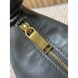 Borsa a tracolla hobo Amalia YSL Saint Laurent cachi scuro