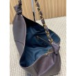 Borsa a tracolla hobo Amalia YSL Saint Laurent caffè
