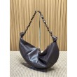 Borsa a tracolla hobo Amalia YSL Saint Laurent caffè