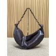 Borsa a tracolla hobo Amalia YSL Saint Laurent caffè