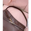 Borsa a tracolla Miumiu Adventure Nappa 5BC181 Caffè