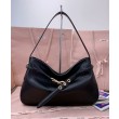 Borsa a tracolla Miumiu Adventure Nappa 5BC181 Nero