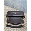 Borsa Hobo Calypso piccola YSL Saint Laurent Borgogna