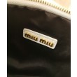Borsa hobo mini Miu Miu Wander Matelasse Bianco