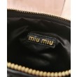 Borsa hobo mini Miu Miu Wander Matelasse Nero