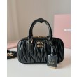 Borsa Miu Miu Arcadie Matelasse Mini nappa Nero