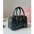 Borsa Miu Miu Arcadie Matelasse Mini nappa Nero