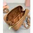 Borsa Miu Miu Arcadie Matelasse Nappa Caffè