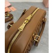 Borsa Miu Miu Arcadie Matelasse Nappa Caffè