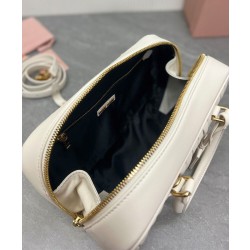Borsa Miu Miu Arcadie Matelasse Nappa Crema