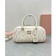 Borsa Miu Miu Arcadie Matelasse Nappa Crema