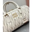 Borsa Miu Miu Arcadie Matelasse Nappa Crema