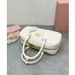 Borsa Miu Miu Arcadie Matelasse Nappa Crema