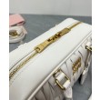 Borsa Miu Miu Arcadie Matelasse Nappa Crema