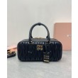 Borse Replica Miu Miu Arcadie Matelasse Nappa Nera
