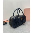 Borse Replica Miu Miu Arcadie Matelasse Nappa Nera