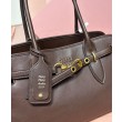 Imitazioni borse griffate Miumiu Adventure Nappa 5BG310 Caffè