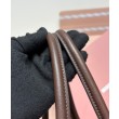 Imitazioni borse griffate Miumiu Adventure Nappa 5BG310 Caffè