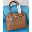 Borsa tote Miu Miu Adventure nappa 5BG291 Caffè