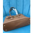 Borsa tote Miu Miu Adventure nappa 5BG291 Caffè