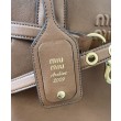 Borsa tote Miu Miu Adventure nappa 5BG291 Caffè