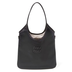 Borse Replica tote Miu Miu IVY 5BG231 Nero