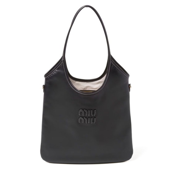 Borse Replica tote Miu Miu IVY 5BG231 Nero