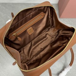 Replica Borsa a mano Beau Miu miu 5BB117 Marrone Imitazioni Replica qualità specchio Borsa a mano Beau Miu miu 5BB117 Marrone