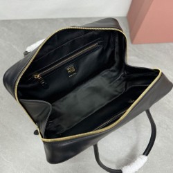 Replica Borsa a mano Beau Miu miu 5BB117 Nero Imitazioni Replica qualità specchio Borsa a mano Beau Miu miu 5BB117 Nero