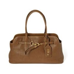 Replica qualità specchio Perfetta Miumiu Adventure Nappa 5BG310 Marrone