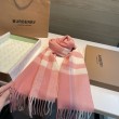 Dettagli perfetti Sciarpa Burberry Check Classical cashmere 30 x 200 Rosa