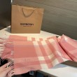 Dettagli perfetti Sciarpa Burberry Check Classical cashmere 30 x 200 Rosa