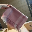 Dettagli perfetti Sciarpa Burberry Check Classical cashmere 30 x 200 Rosa
