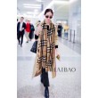 Dettagli perfetti Sciarpa cashmere Burberry Check Beige con bordi sfrangiati 70 x 200