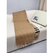 Dettagli perfetti Sciarpa reversibile Burberry cashmere con motivo check e scudo B beige archivio 30 x 168
