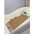 Dettagli perfetti Sciarpa reversibile Burberry cashmere con motivo check e scudo B beige archivio 30 x 168