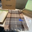 Qualità superiore replica Dettagli perfetti Sciarpa reversibile cashmere con motivo check EKD Burberry 30 x 200 Cammello