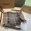 Qualità superiore replica Dettagli perfetti Sciarpa reversibile cashmere con motivo check EKD Burberry 30 x 200 Cammello