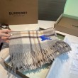 Qualità superiore replica Dettagli perfetti Sciarpa reversibile cashmere con motivo check EKD Burberry 30 x 200 Grigio