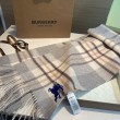 Qualità superiore replica Dettagli perfetti Sciarpa reversibile cashmere con motivo check EKD Burberry 30 x 200 Grigio