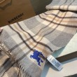 Qualità superiore replica Dettagli perfetti Sciarpa reversibile cashmere con motivo check EKD Burberry 30 x 200 Grigio