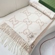 Dettagli perfetti Sciarpa reversibile Gucci GG cashmere Rosa 50 x 190